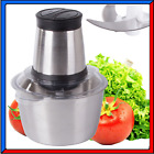 Tritatutto Elettrico Tritacarne per Carne Trita Verdure Frutta 3 Lame in Acciaio