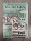 Bollettino Tecnico Geloso Numero 106   del 1968