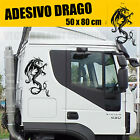 adesivo tuning drago camion tribale tribal scritte personali a0894