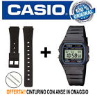 Orologio digitale CASIO F-91W-1YER Uomo Donna Unisex Vintage Sveglia + Cinturino