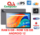 TABLET PC 10.4 POLLICI ANDROID 12 8 CORE  RAM 6 ROM 128 GB  4G  NETFLIX SKYGO