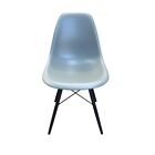 Vitra Eames DSR Chair in Ice Grey with Black Wooden Legs