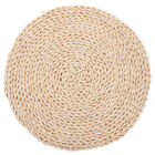 Tatami Floor Pillow Bedroom Cushion Round Woven Yoga Straw Practical