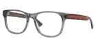 OCCHIALI DA VISTA UNISEX GUCCI GG0004ON 004 (SHINY TRANSPARENT GREY)