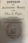 TRE BREVIARI UFFIZIO DELLA SETTIMANA SANTA