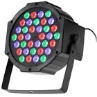 PAR RGB MULTICOLORE 36 LED per 1W DMX WASH STROBO FARO DISCOTECA DJ FESTE LUCI