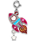 Ciondolo Charm Razzo glitterato