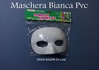 CARNEVALE MASCHERA BIANCA PVC DJ PARTY FESTA PARTY