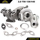 Turbocompressore Nuovo per A3 Leon Golf 5 2.0 Tdi 136 Azv 140 Bkd Garrett