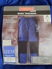 Powerfix Profi Work Trousers Plus Zip Down Shorts Size 36 Waist Longer Leg