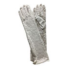 CARNEVALE HALLOWEEN GUANTI LUNGHI 37 CM IN PIZZO LACE GLOVES ELASTICIZZATI 20371