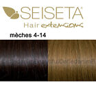 SEISETA EURO SOCAP Hair Extension 25 Ciocche con Cheratina lunghe 45/65 cm Remy