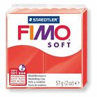 STAEDTLER Fimo soft - panetto di pasta termoindurente - Rosso Natale