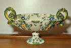 Coupe ancienne en faience italienne Italie 19 siècle XIX Ulisse CANTAGALLI     1