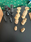 Regency Style Carved Wood Chess Set