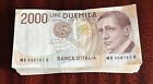 Italy Ref C254 - 2000 Italian Lire Banknotes