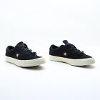 Converse basse USATE  eur 42- Uk 8.5  (Cod.SS4051) unisex scamosciato nero