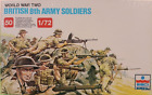 British 8 th Army Soldiers WWII  Figures 50 Soldiers  1/72 N°207 Esci Ertl