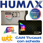 CAM TIVU SAT CON SCHEDA TIVU SAT HD PER TV O DECODER CON SLOT COMMON INTERFACE