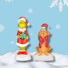 Grinch 14-in LED Dr Seuss  The Grinch & Max Blow Mold - Set of 2 New