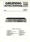 GRUNDIG Service Anleitung V7000 Verstärker Manual 1983