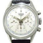 Auth HEUER Carrera classic CS3110 Silver 16562 Black Men s Wrist Watch