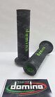 DOMINO COPPIA MANOPOLE UNIVERSALI RACING NERO-VERDE GRIP KAWASAKI NINJA ZX 6 R