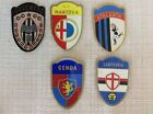 5 SCUDETTI CALCIO ANNI  60 ADESIVI GENOA SAMPDORIA MANTOVA ATALANTA JUVENTUS