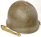 Original Early WWII US Navy USN Lieutenant McCord Fixed Bale M1 Helmet "42 A 2"