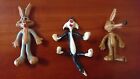 3 MINI FLEXY BARAVELLI ITALY 1969 LOONEY TUNES BUGS BUNNY SILVESTRO WILE COYOTE