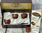 Falcon Smoking Pipe Set 4 Bowls Boxed With Smokers Handbook