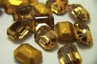 SWAROVSKI ® - 10 Pz Cabochon Ottagonale 4610/2 -10x8 mm Smoked Topaz Vintage G.F