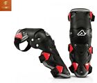 COPPIA ACERBIS KNEE GUARD IMPACT EVO 3.0 GINOCCHIERA SNODATA ENDURO NERO/ROSSO