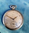 ANTICO OROLOGIO DA TASCA ZENITH IN ACCIAIO OLD POCKET WATCH