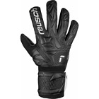 Reusch Attrakt Solid Black Guanti da portiere da adulto calcio calcetto