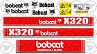 BOBCAT X320 Bagger MiniBagger Digger Aufkleber Set Decals