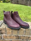 New Ecco Wine Coloured Leather Women’s Ankle Boots UK7.5