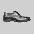 Scarpe Classiche Derby Uomo Francesine Inglesine Pelle Nero Made in Italy