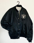 Raiders Starter Jacket 90s RARE Vintage XL Black NFL Oakland California Pro Line