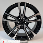 4 Cerchi in lega ASTRAL black diamond da 16 per SKODA SEAT VOLKSWAGEN AUDI A1/A2