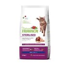 Natural Trainer Cat Sterilised Prosciutto e Riso 10 kg - Crocchette per Gatti