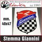 scudetto adesivo  Giannini 3D resinato cm.4 x 4,7 - By Colorkit - 001669