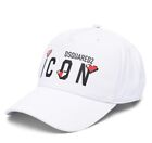 DSQUARED2 CAPPELLO ICON LOGO BASEBALL CAP HAT BCW010605C000011062