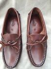 Men’s Clarks Deck/Boat Shoes Brown Leather 10 BRAND NEW WITHOUT BOX