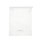 Lancome White Cotton make-up drawstring accessory bag