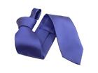 UOMO CRAVATTA AZZURRA TINTA UNITA NECKTIE CELESTE