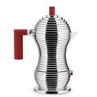 Alessi, Pulcina, Caffettiera Espresso 1 Tazza Rosso, Alluminio