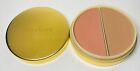 Estee Lauder Blush All Day Rose Marble & Suede Gold Tone Compact