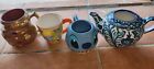 3 Tazze in ceramica + Teiera - Disney, Marvel, Spagna...