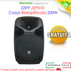 CASSA ACUSTICA AMPLIFICATA ATTIVA KARAOKE 200w ZZIP ZZPX10 10"